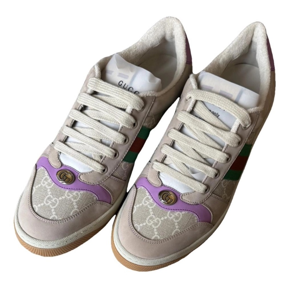 Gucci Women's screener sneakers, worn once